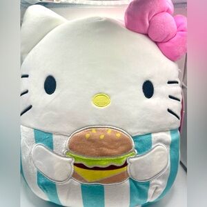 Hello Kitty 12” Holding Hamburger Squishmallow
